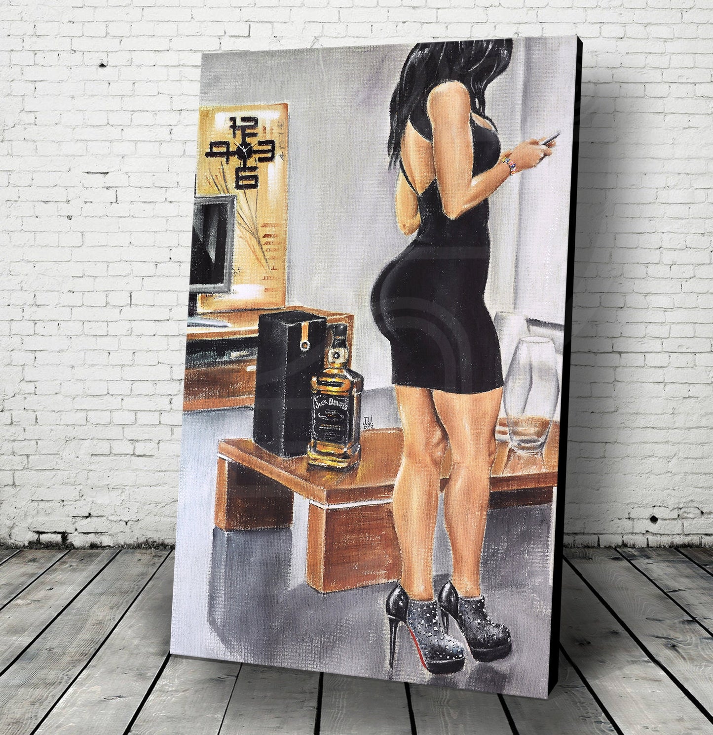 JEREMY WORST Sinatra Canvas Wall Art Poster Painting Select Whiskey Decanter Glass Print sexy hentai Nsfw Gifts