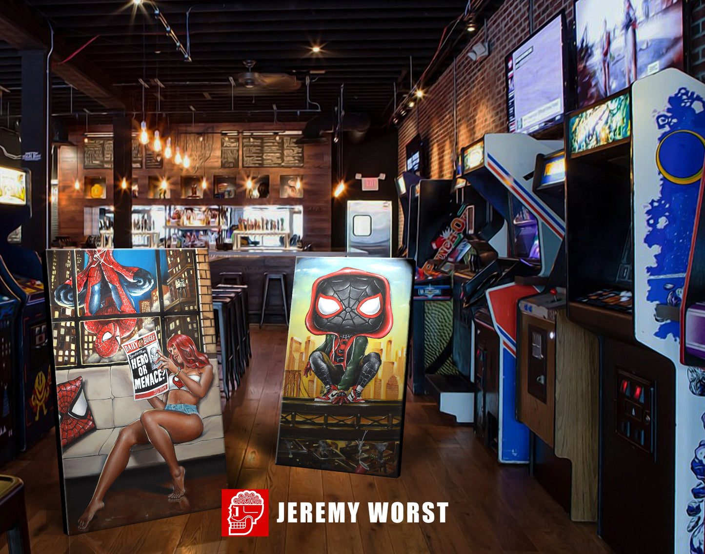JEREMY WORST Blessed Original Artwork Signed Prints alcohol daniels patron