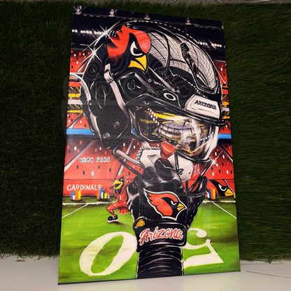Cards by Jeremy Worst 2026 Sports Football Canvas Print Artwork helmet Nfl Football