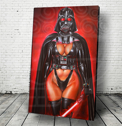 "Darth Mommy" Jeremy Worst Lord Vader Painting Pinup Cosplay Fan Art