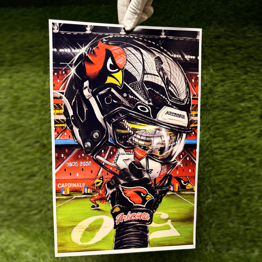 Cards by Jeremy Worst 2026 Sports Football Canvas Print Artwork helmet Nfl Football