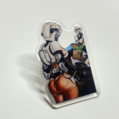 JEREMY WORST Pins sexy pinup cosplay wars acrylic Pins