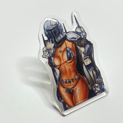 JEREMY WORST Pins sexy pinup cosplay wars acrylic Pins