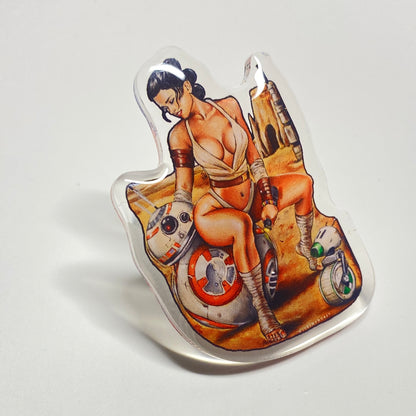 JEREMY WORST Pins sexy pinup cosplay wars acrylic Pins