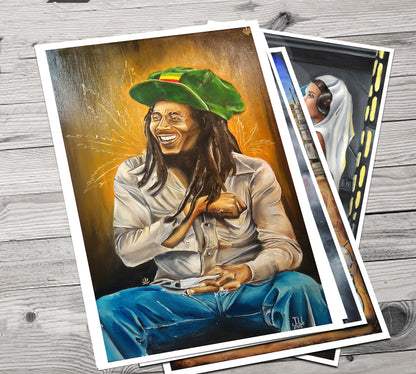 jewelry  nsfw sexBOB MARLEY by Jeremy Worst Giclee Canvas Print weed smile rasta Jamaican anime nsfw sticker