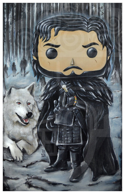 Jon Pop Snow Jeremy Worst Game of Thrones Cosplay full  art painting fan art Queen Slayer needle original funko dragon ghost nights watch