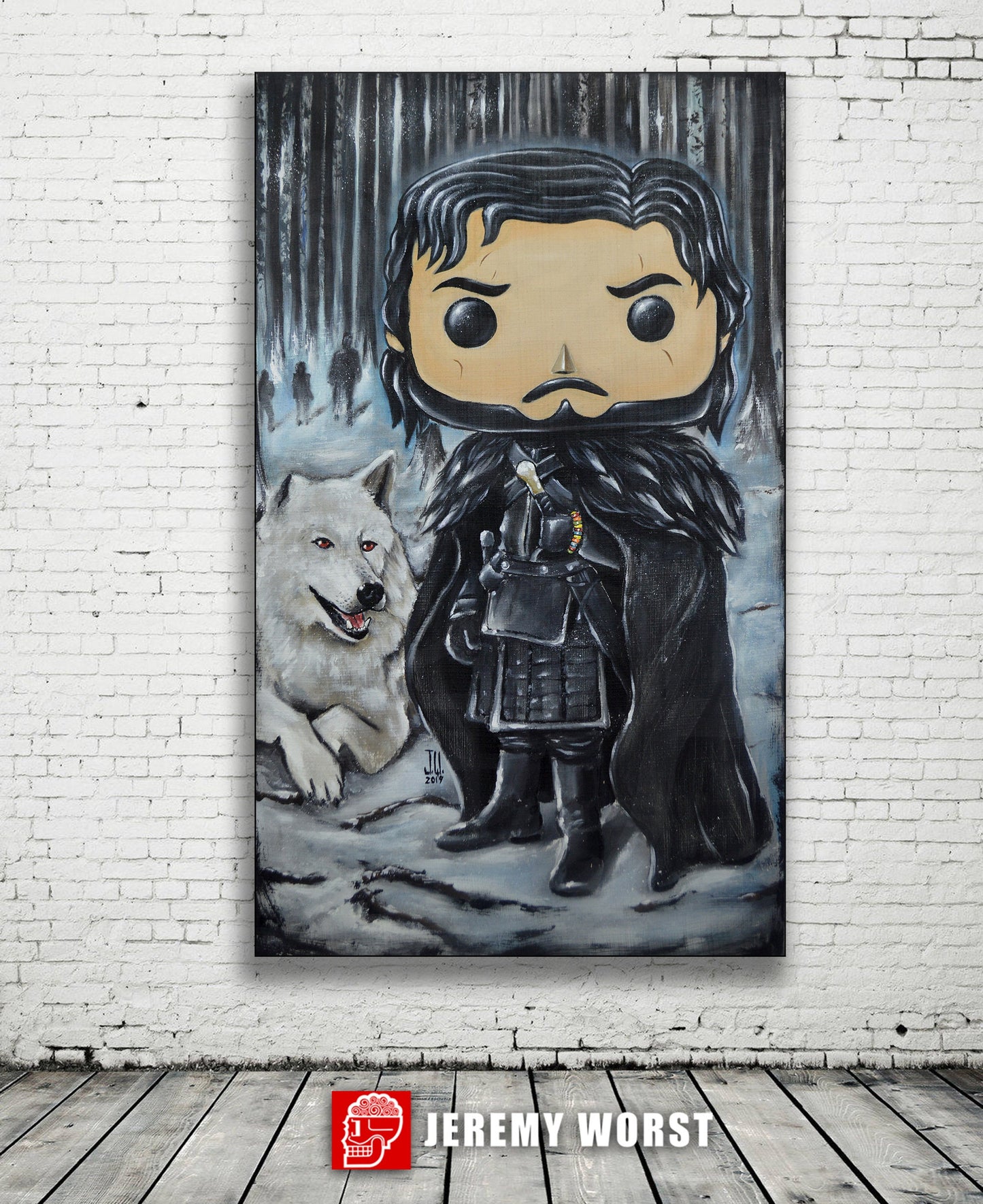 Jon Pop Snow Jeremy Worst Game of Thrones Cosplay full  art painting fan art Queen Slayer needle original funko dragon ghost nights watch