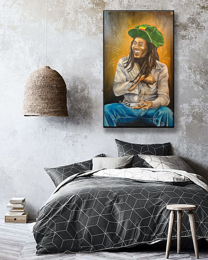 jewelry  nsfw sexBOB MARLEY by Jeremy Worst Giclee Canvas Print weed smile rasta Jamaican anime nsfw sticker