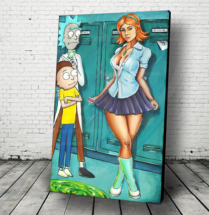 Jessica Rick and Morty by Jeremy Worst