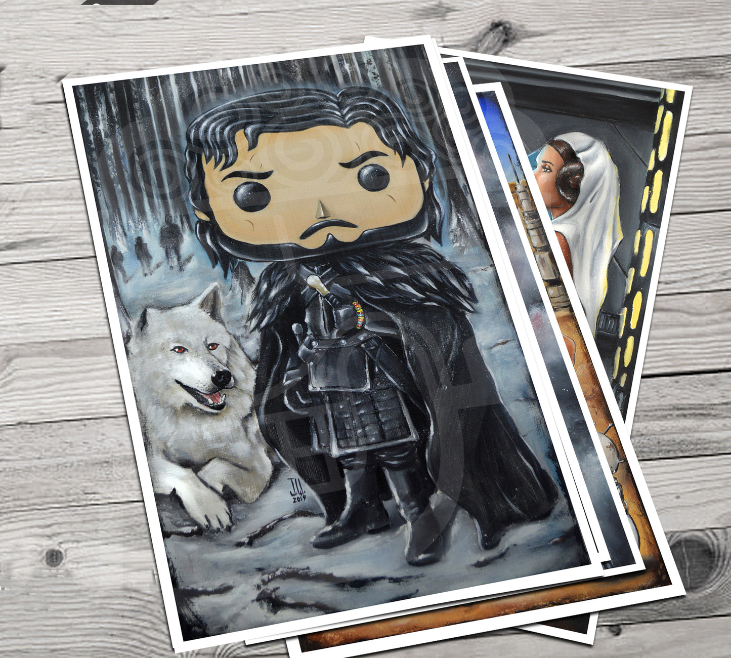 Jon Pop Snow Jeremy Worst Game of Thrones Cosplay full  art painting fan art Queen Slayer needle original funko dragon ghost nights watch