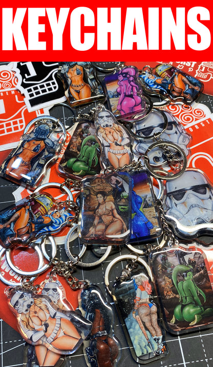 ACRYLIC KEYCHAINS by JEREMY WORST