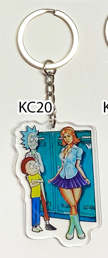 ACRYLIC KEYCHAINS by JEREMY WORST