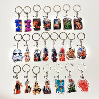 ACRYLIC KEYCHAINS by JEREMY WORST