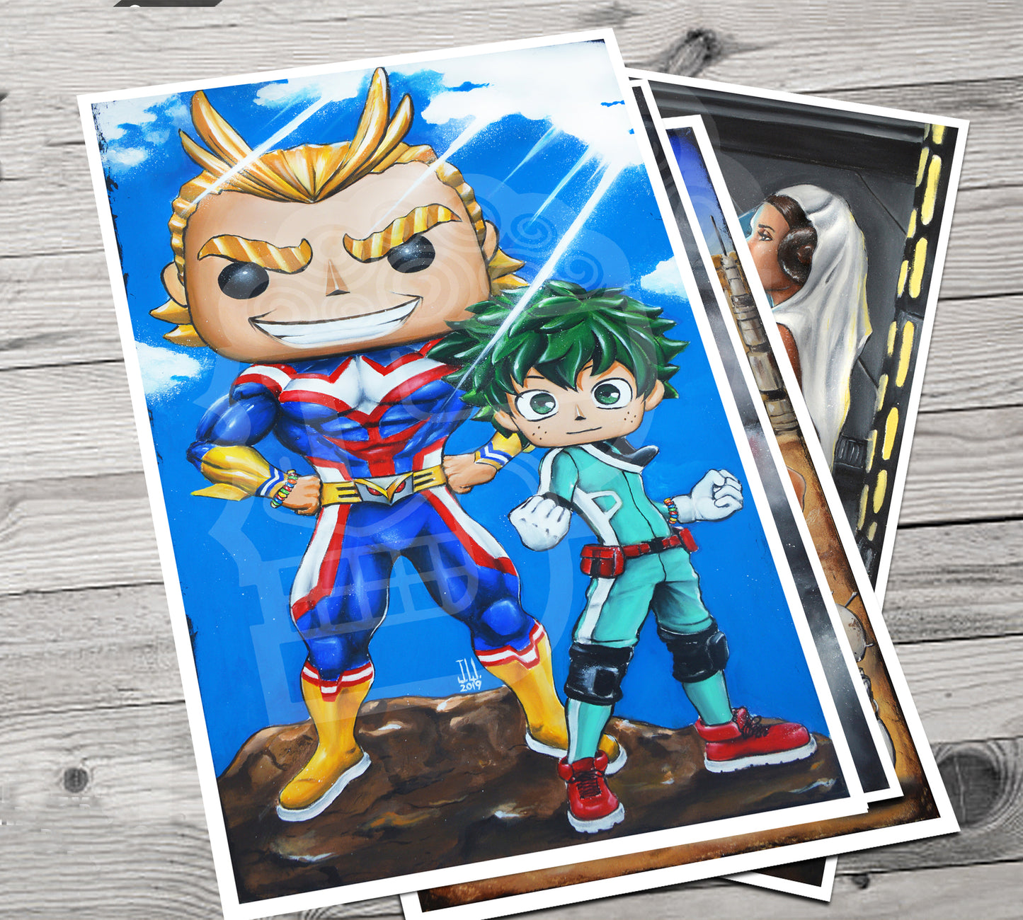 Jeremy Worst My Academia All Might anime cartoon Funko pop painting Art Poster wall decor figure action toy fun custompin sticker