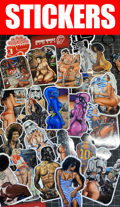 VINYL STICKERS by JEREMY WORST